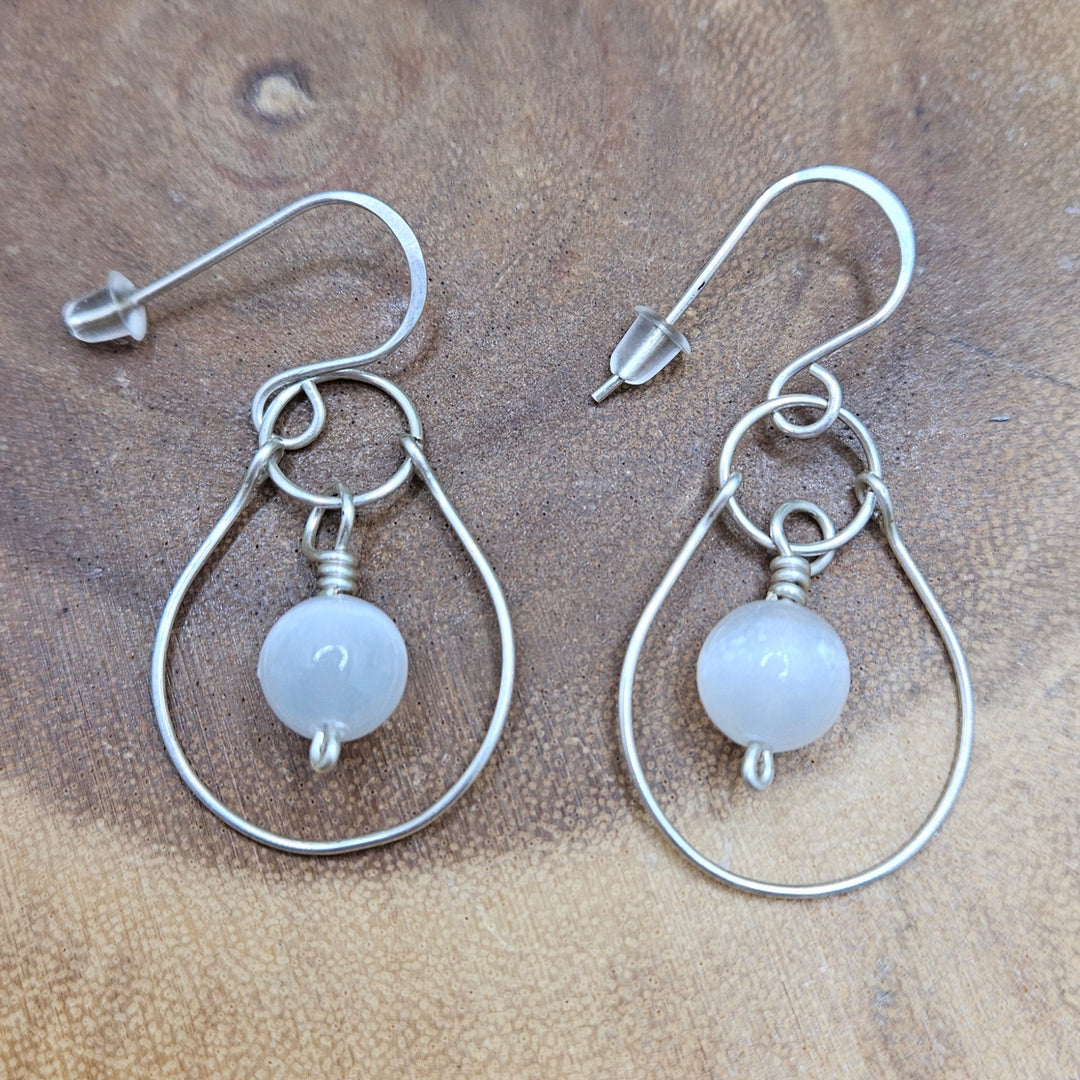 Selenite Sterling Earrings