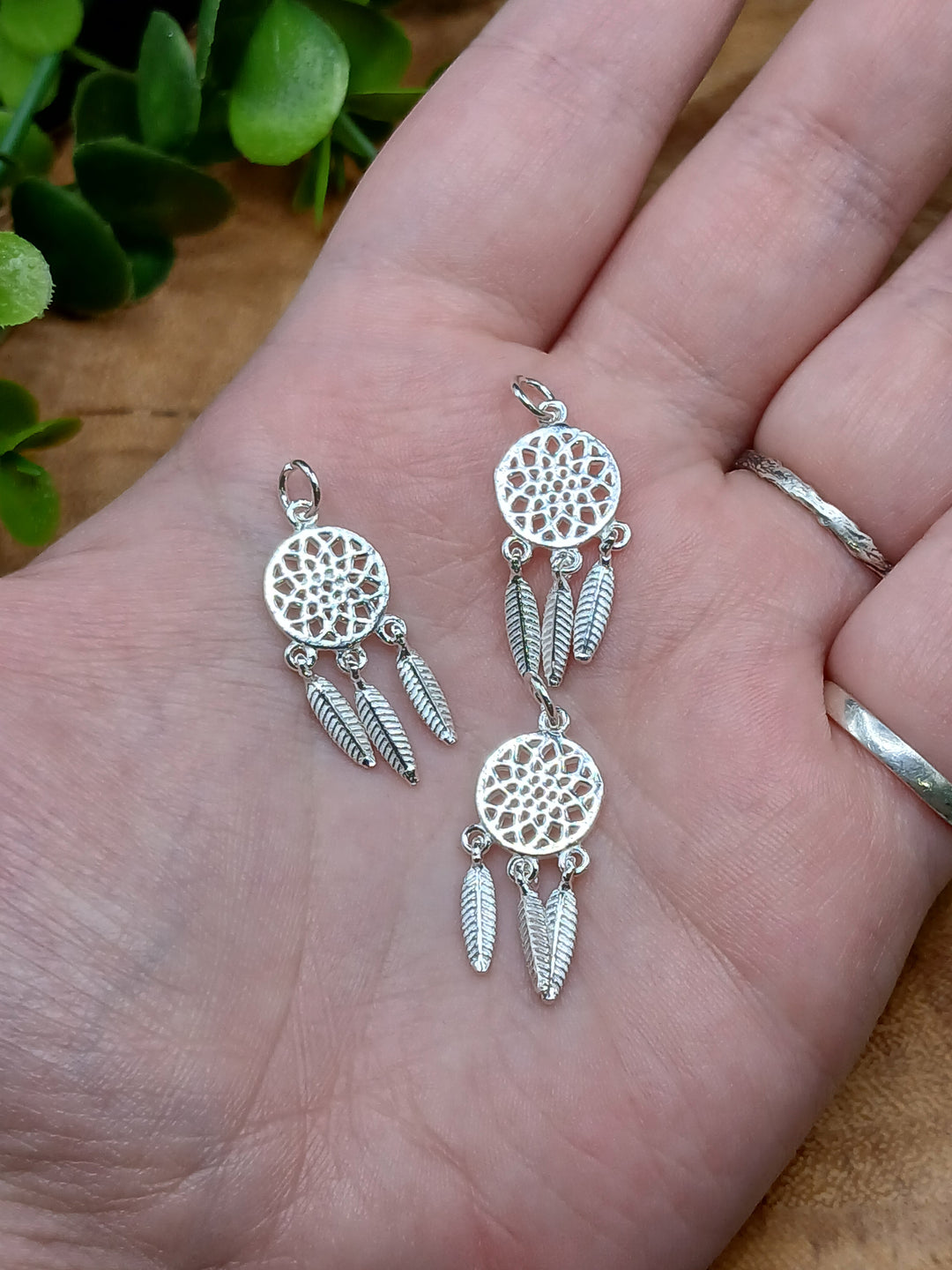 Dream Catcher Sterling Silver Pendant