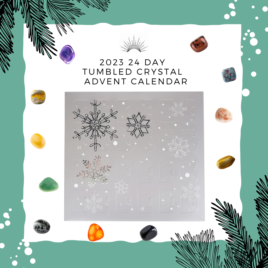 2023 24 Day Tumbled Crystal Advent Calendar
