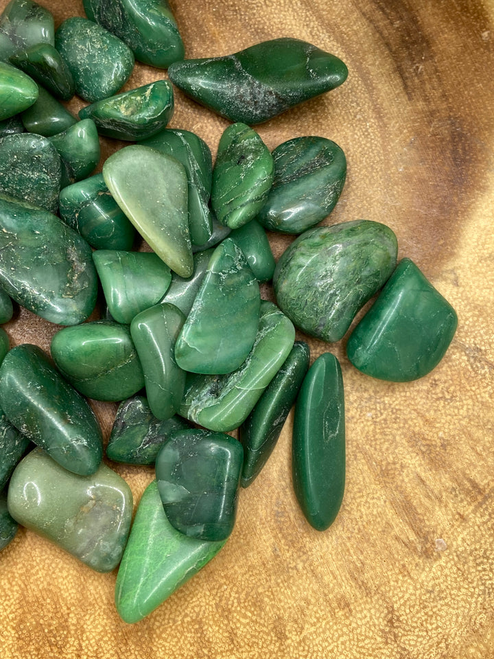 African Jade Tumbled Stones