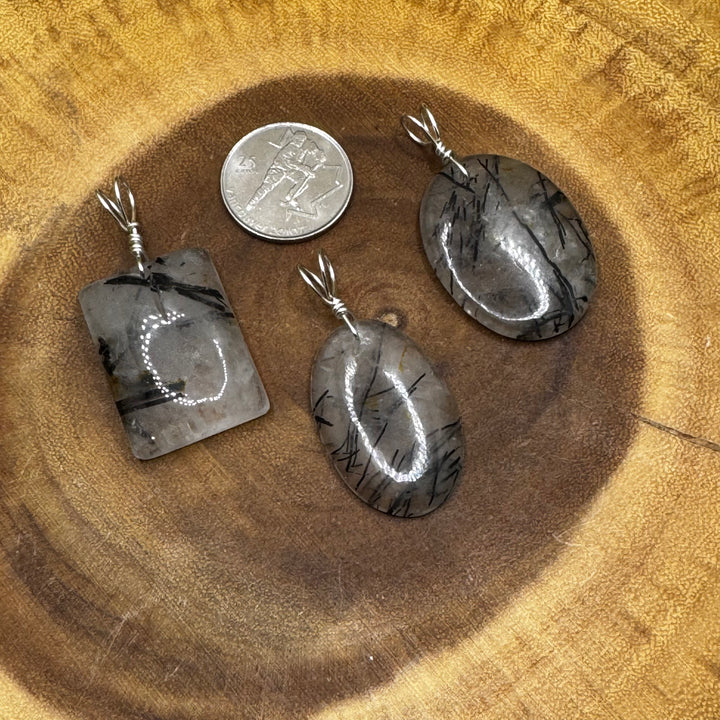 Tourmalated Quartz Pendant