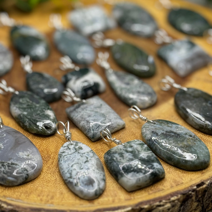 Moss Agate Pendant