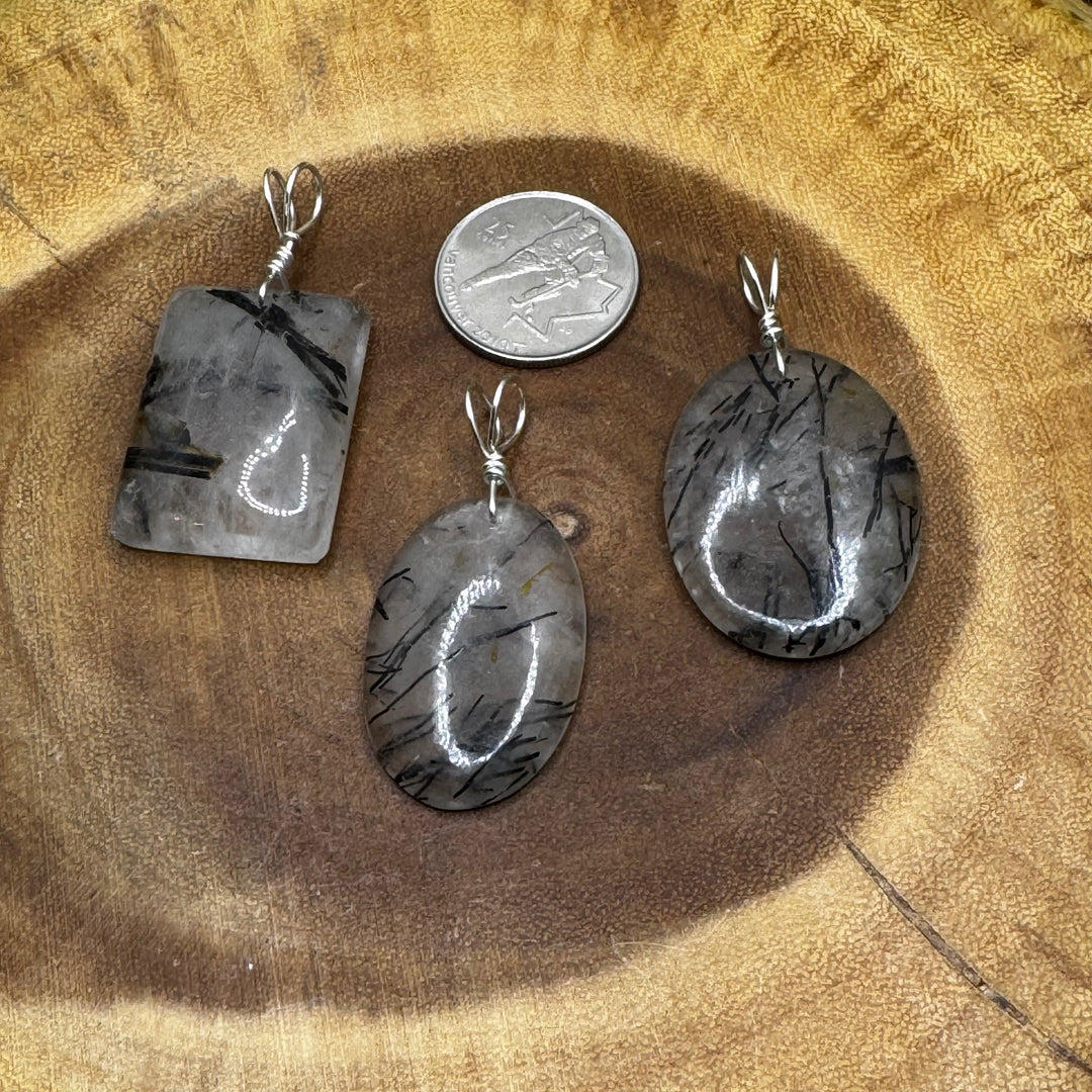 Tourmalated Quartz Pendant