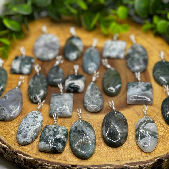 Moss Agate Pendant