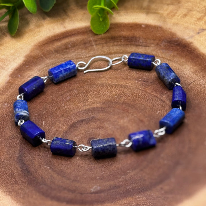 Lapis Lazuli Sterling Silver Bracelet