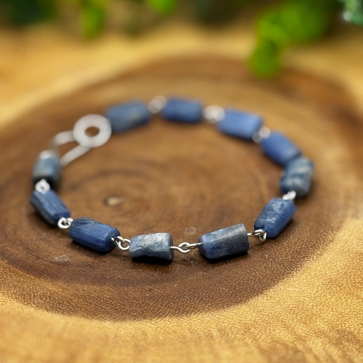 Kyanite Sterling Silver Bracelet