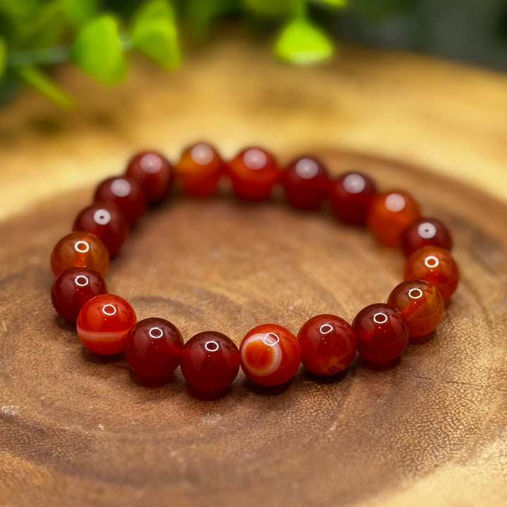 Carnelian 10mm Bracelet