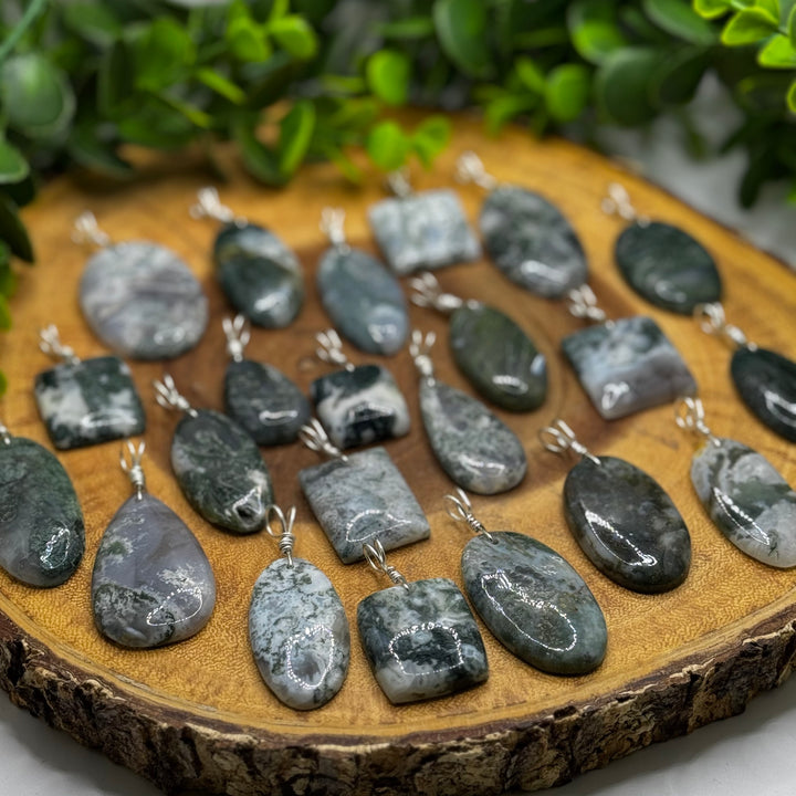 Moss Agate Pendant