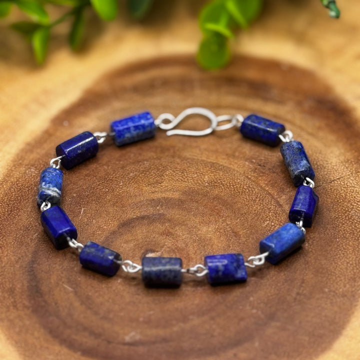 Lapis Lazuli Sterling Silver Bracelet