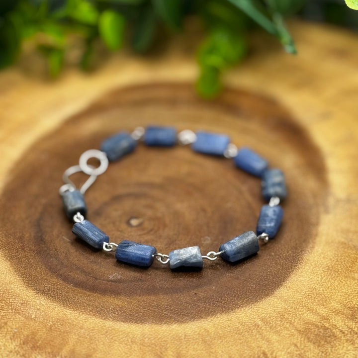 Kyanite Sterling Silver Bracelet