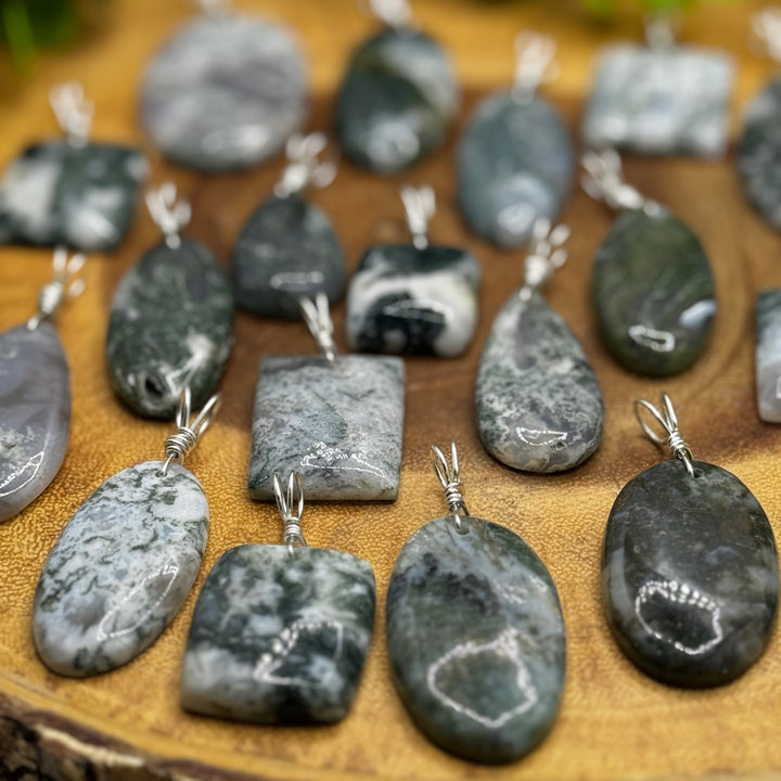 Moss Agate Pendant