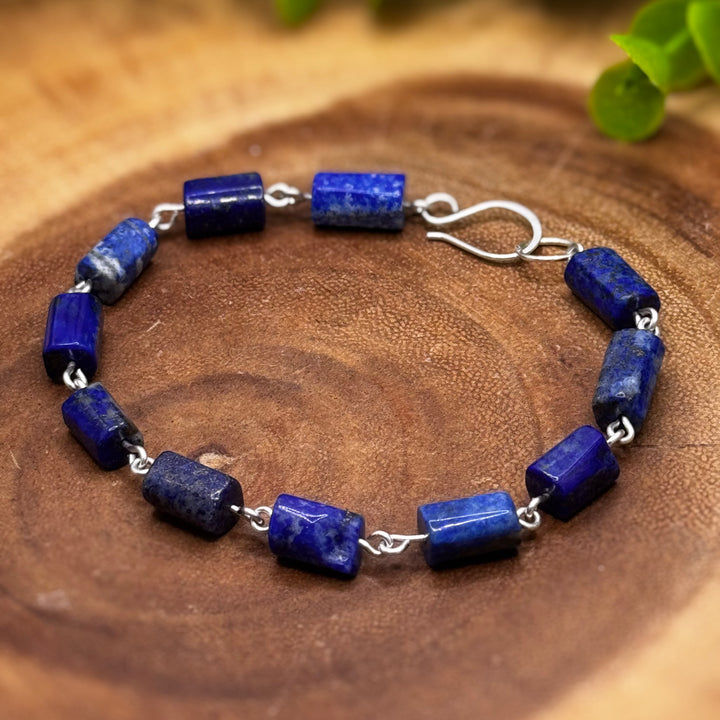 Lapis Lazuli Sterling Silver Bracelet