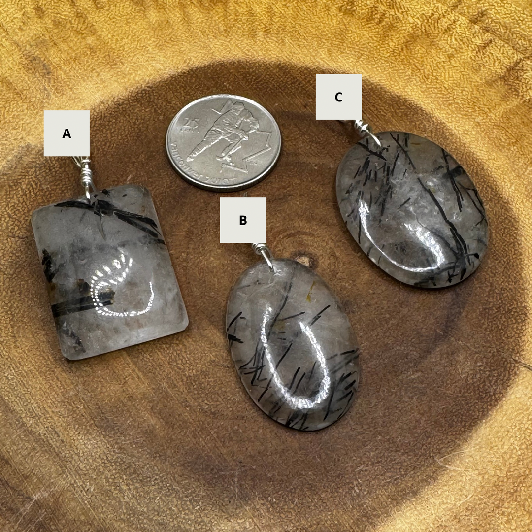Tourmalated Quartz Pendant