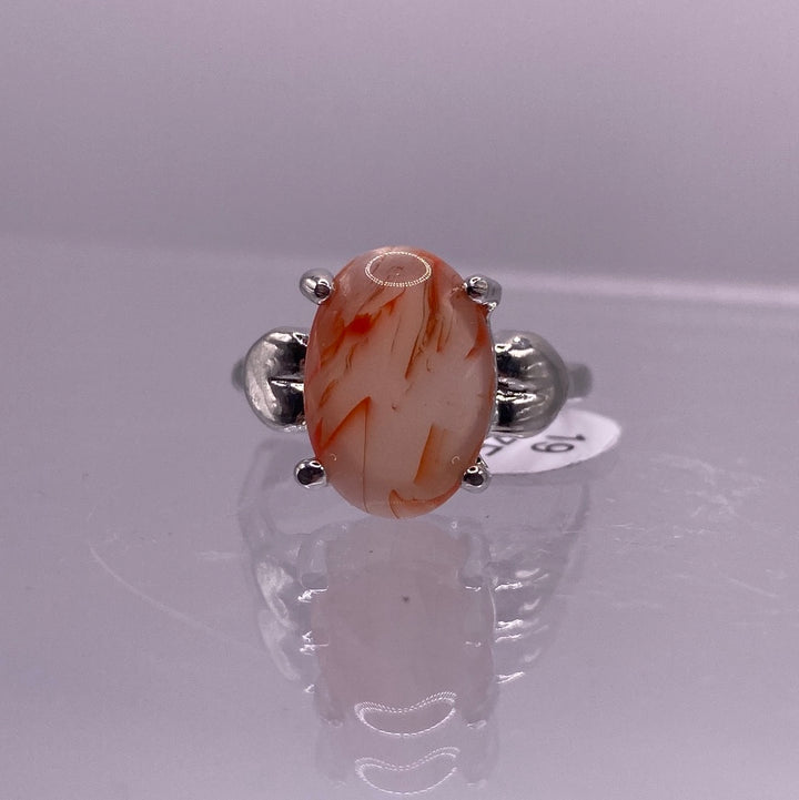 Fire Agate Gemstone Ring