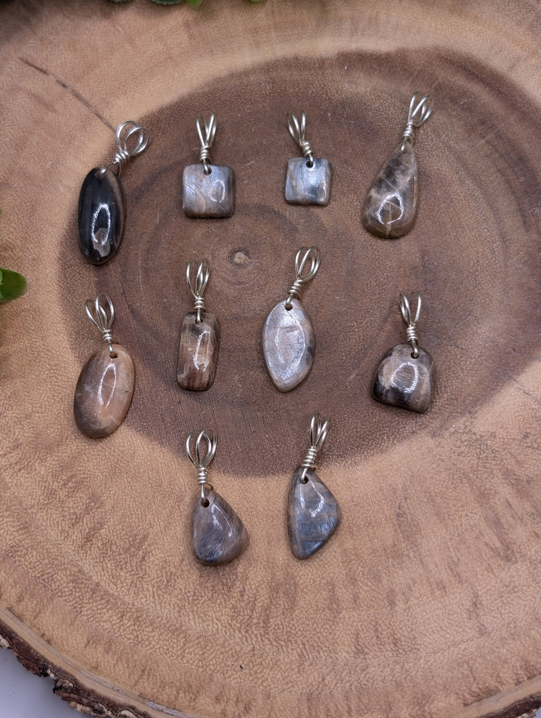 Black Moonstone Pendant