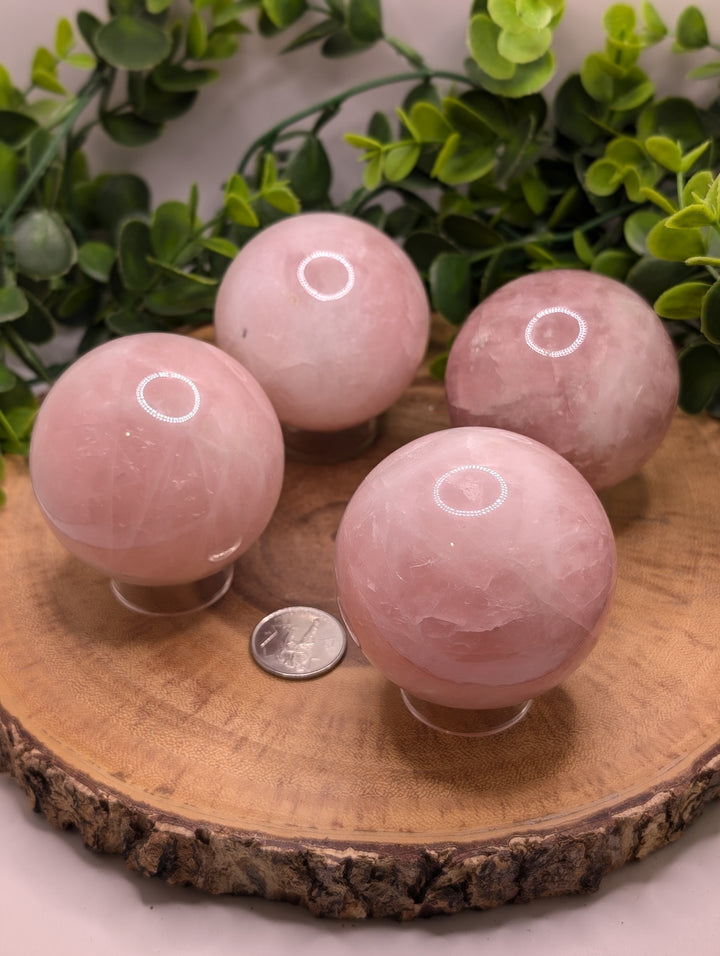 Rose Quartz 55-65mm Sphere