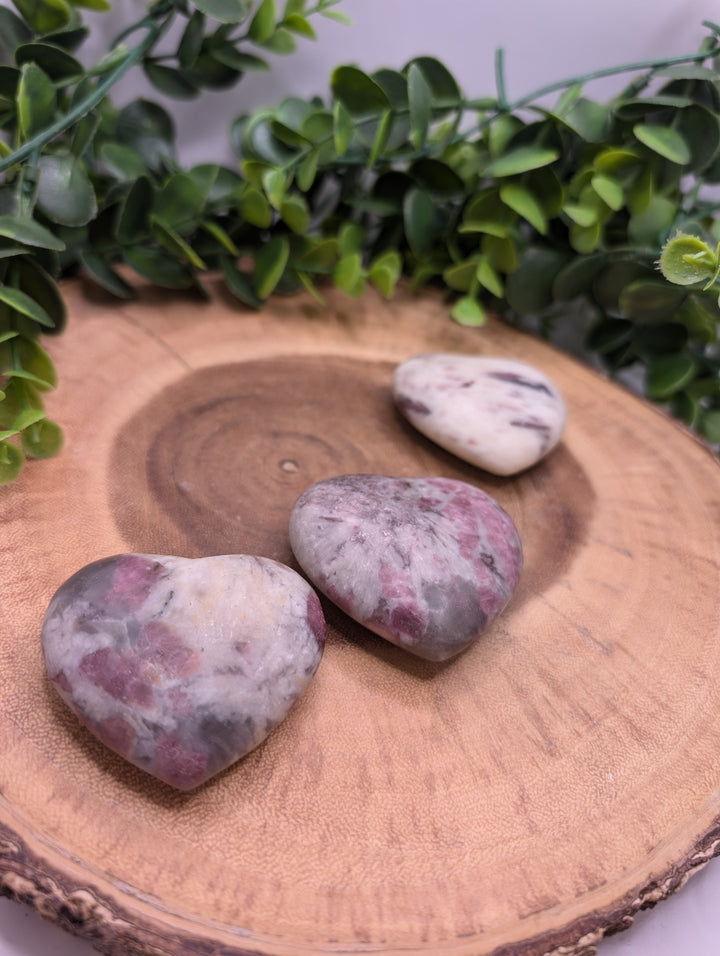 Pink Tourmaline Quartz Heart