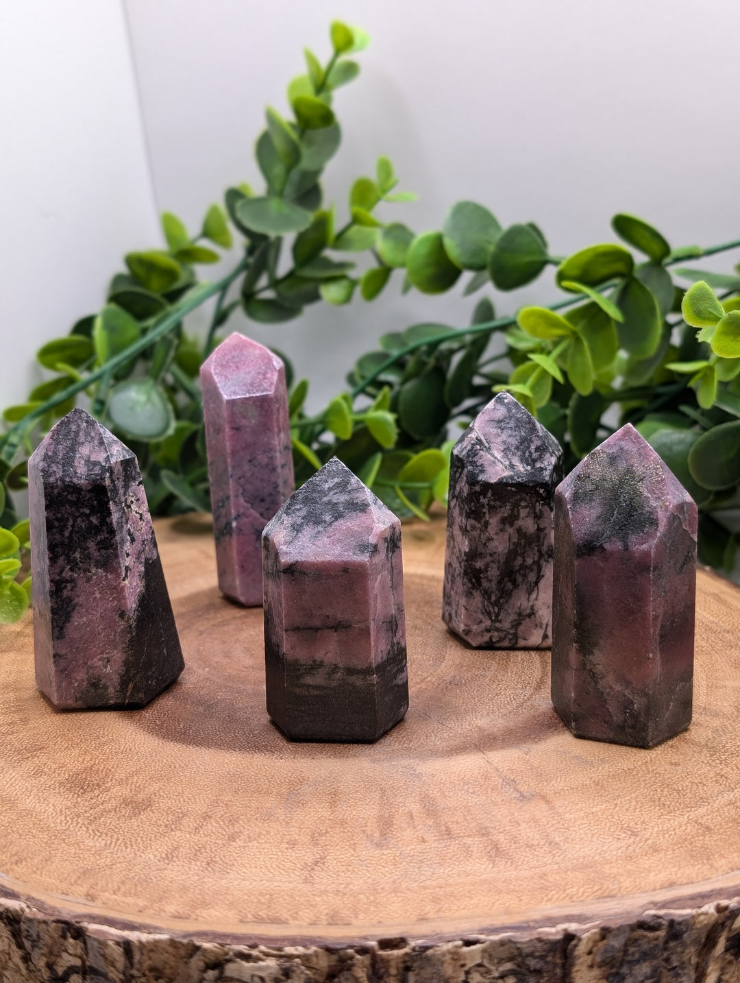 Rhodonite 2-2.5" Crystal Point