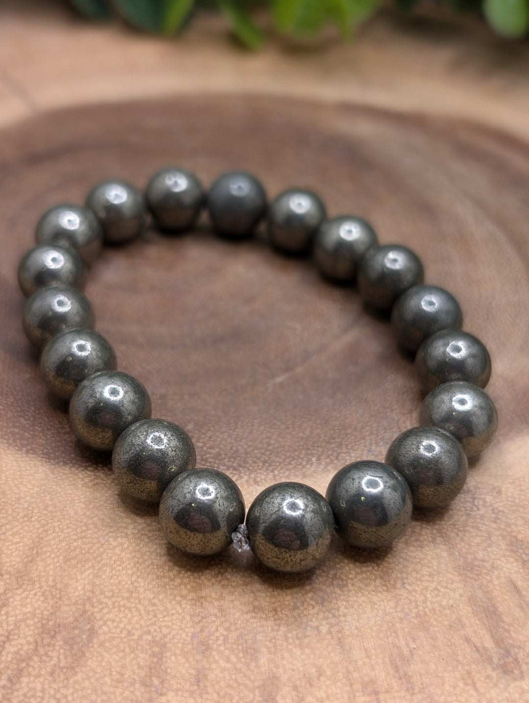 Pyrite 10mm Bracelet