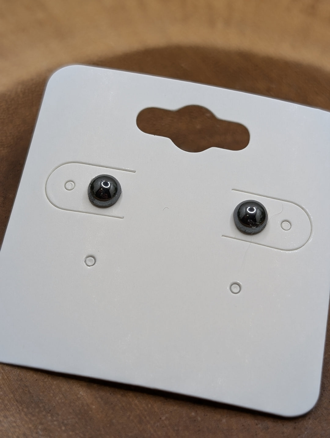Hematite Stud Earrings