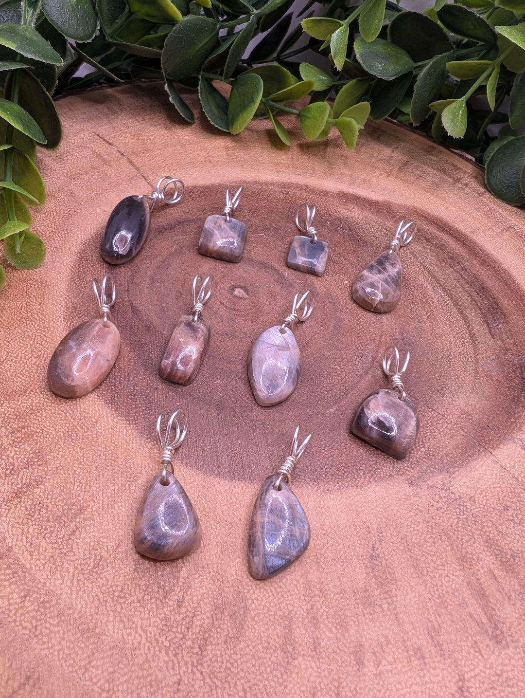 Black Moonstone Pendant