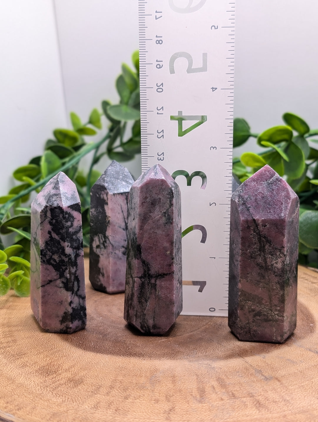 Rhodonite 2.5-3" Crystal Point