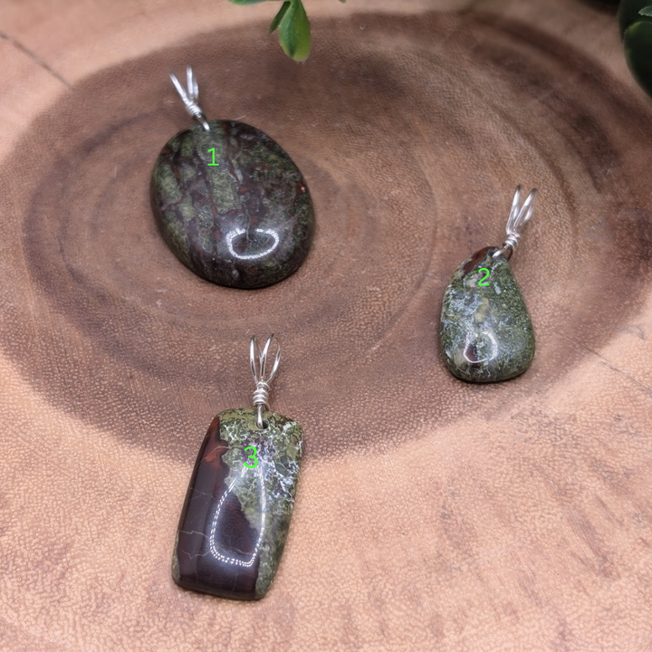 Dragon Blood Jasper Pendant