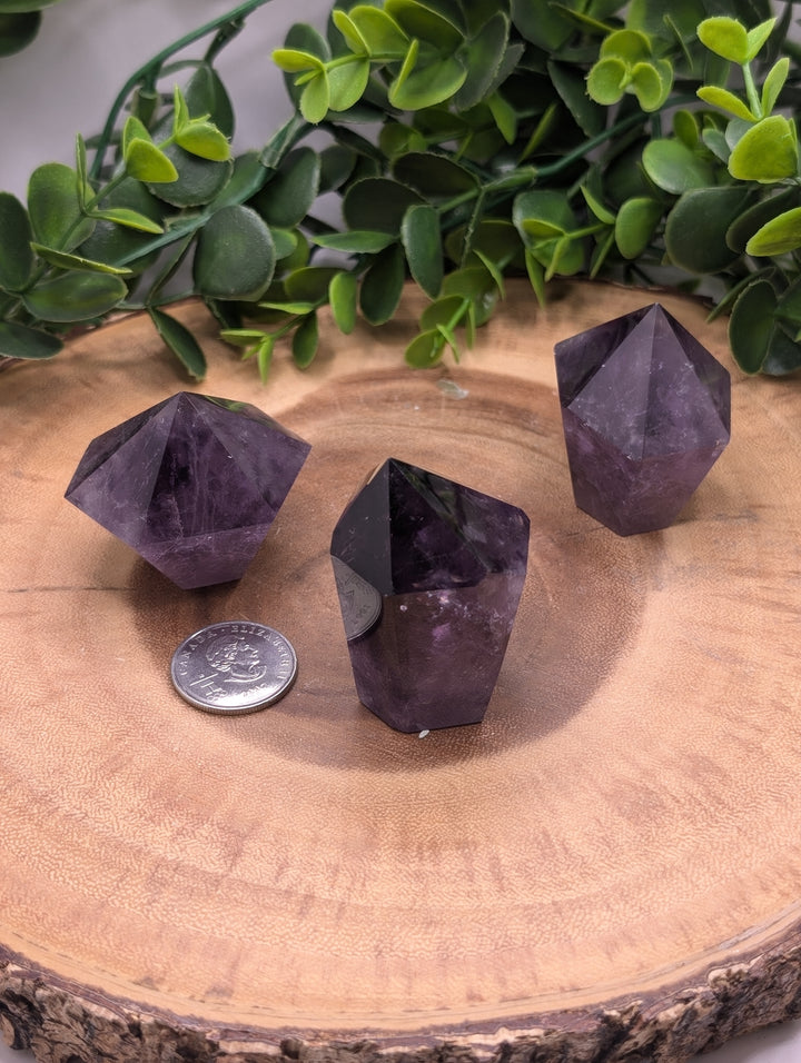 Amethyst Premium Faceted Points