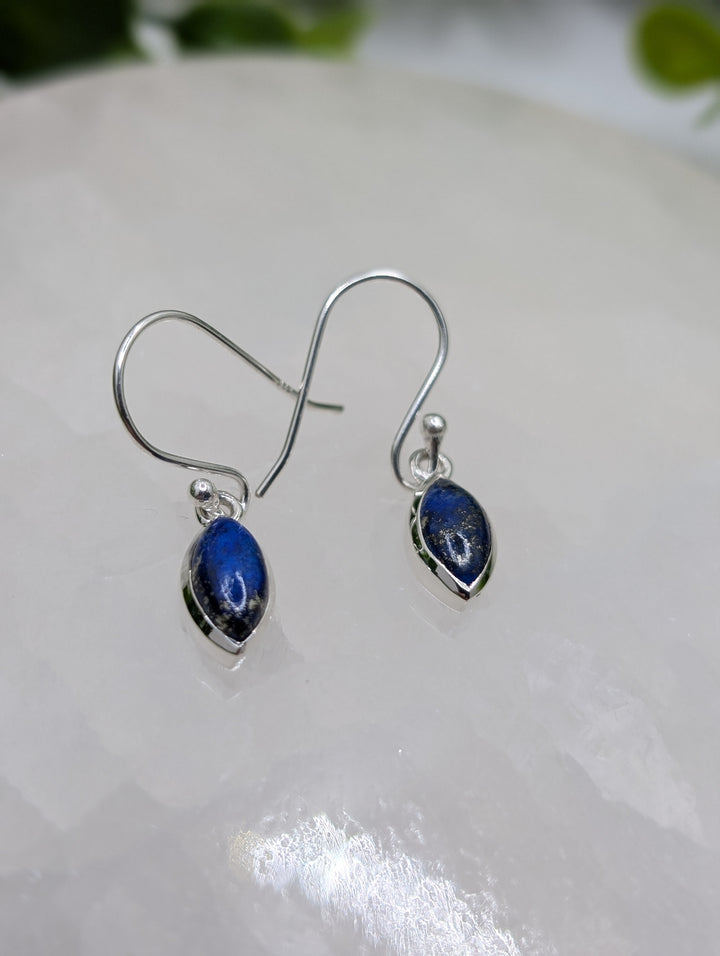 Lapis Lazuli Sterling Silver Dangle Earrings