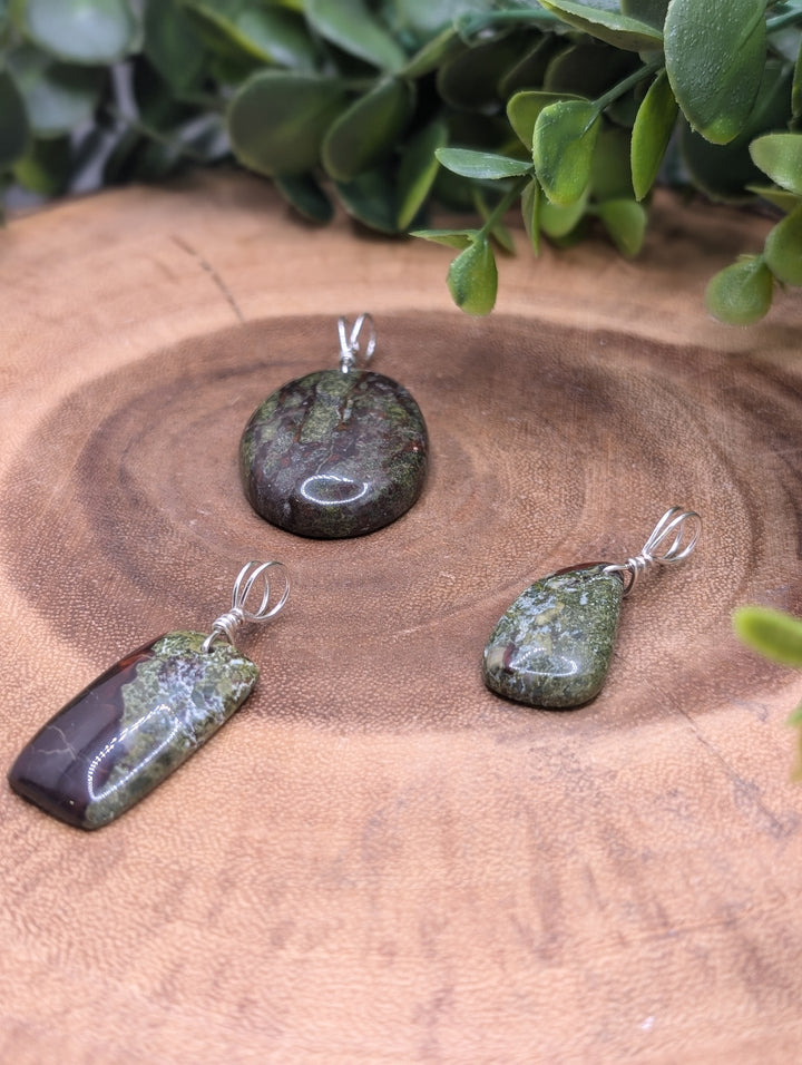Dragon Blood Jasper Pendant