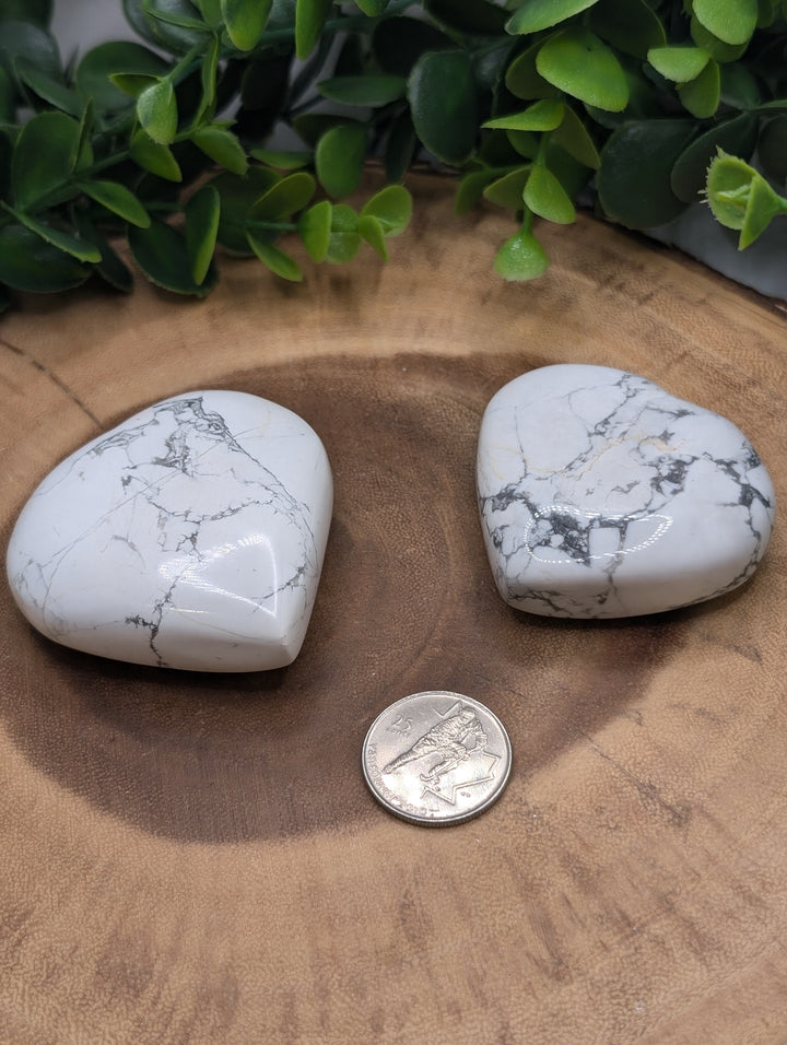 Howlite Heart