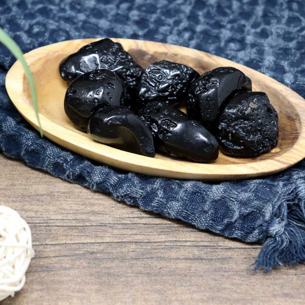 Tektite Tumbled Stone