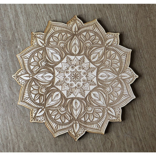 8" Mandala 16 Crystal Grid