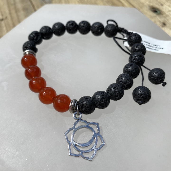 Lava Chakra Bracelet w/ Charm