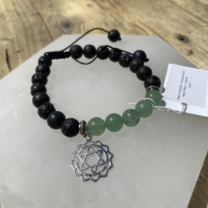 Lava Chakra Bracelet w/ Charm