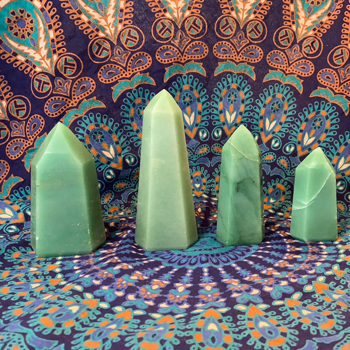 Green Aventurine Polished Points (A)