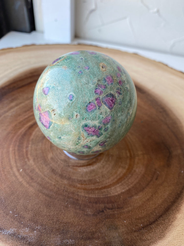 Ruby Fuchsite Sphere