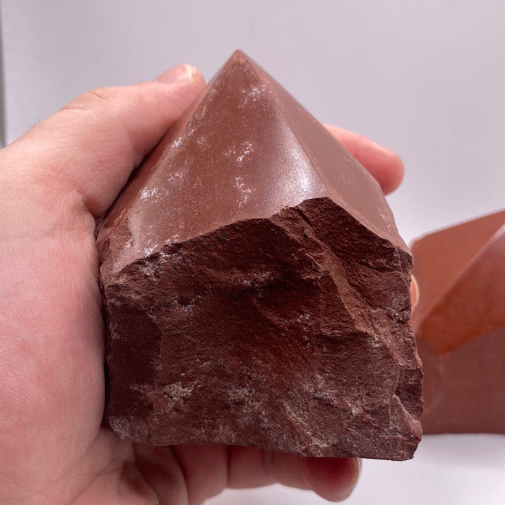 Red Jasper Top Polished Point