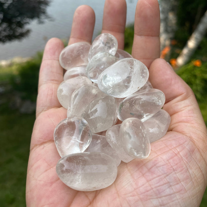 Clear Quartz Tumbled Crystal Stones (M-L)