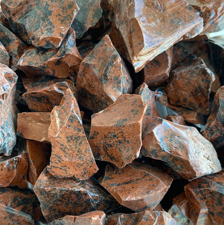 Mahogany Obsidian Rough Cut