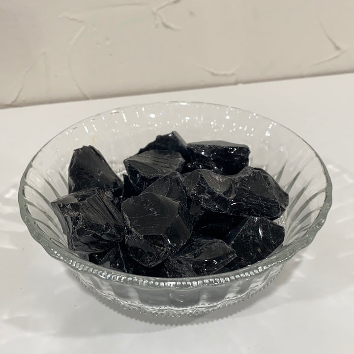Black Obsidian Rough Cut (S)