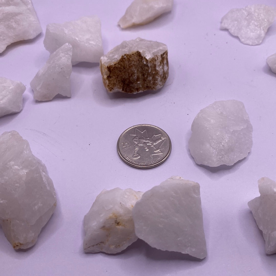 White Agate Rough Cut