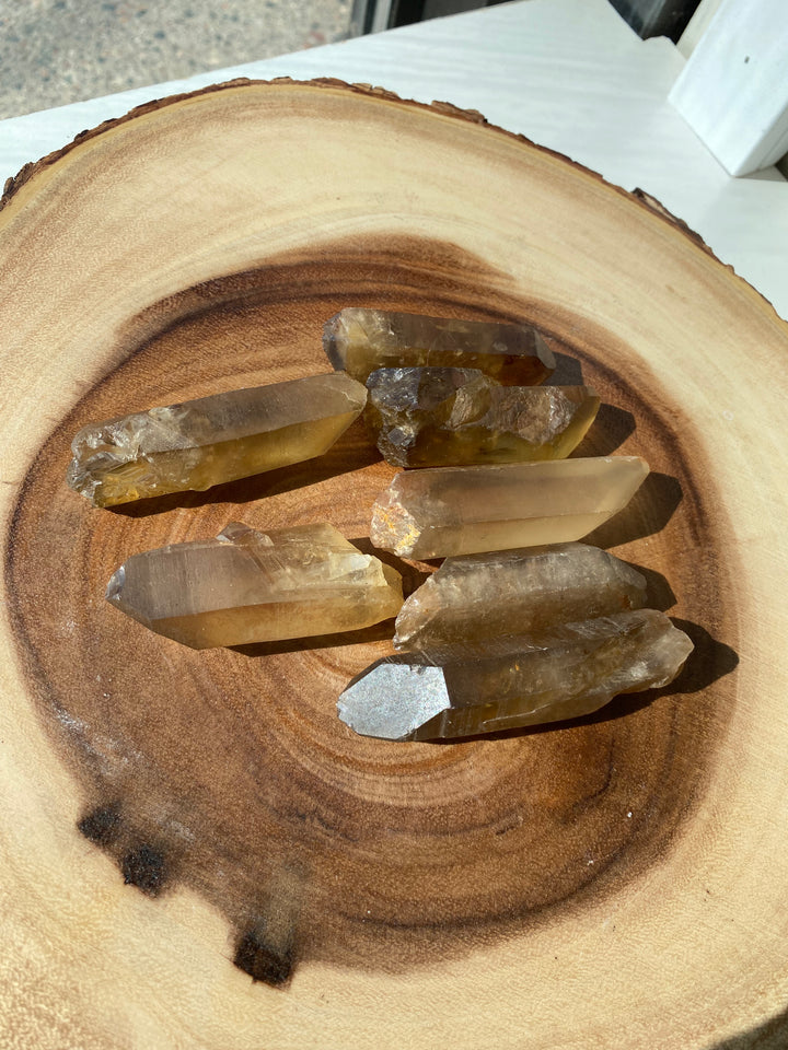 Natural Zambian Citrine Points