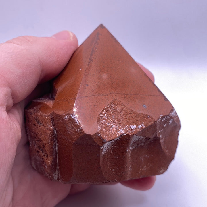 Red Jasper Top Polished Point
