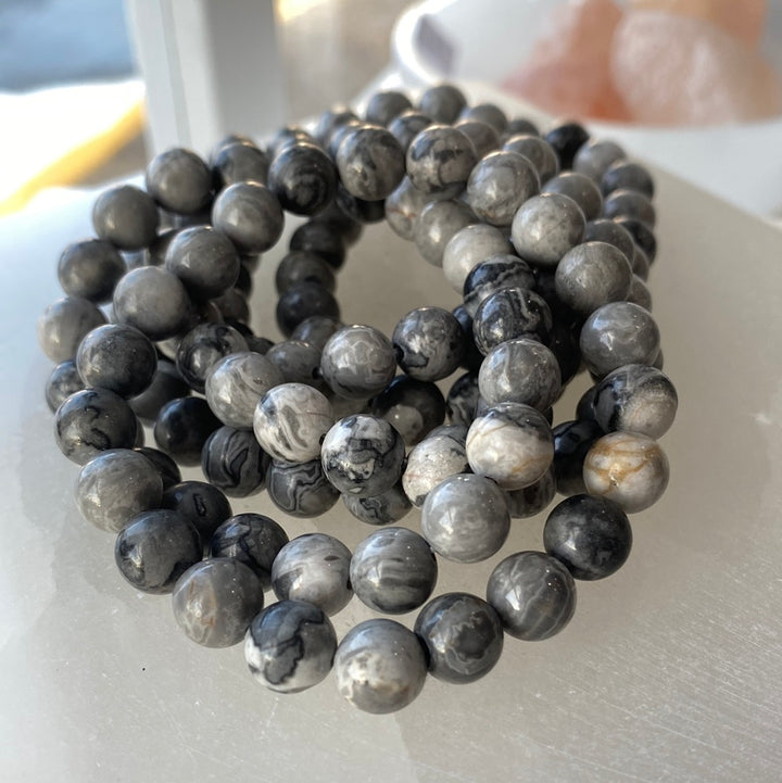 Picasso Jasper 8mm Bracelet