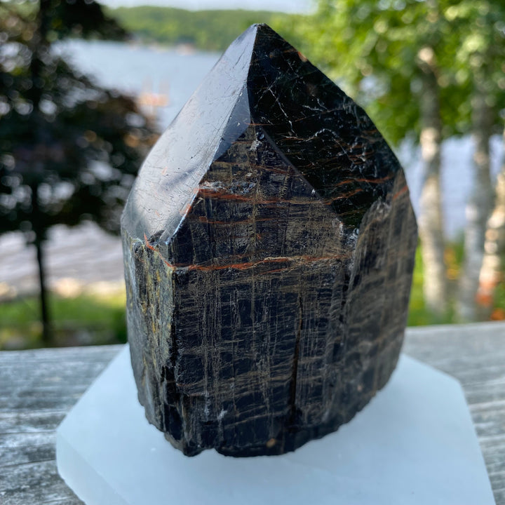 Black Tourmaline Top Polished Point (Item 12)