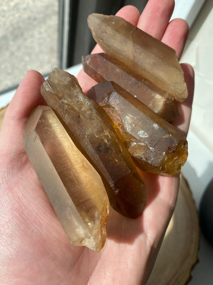 Natural Zambian Citrine Points