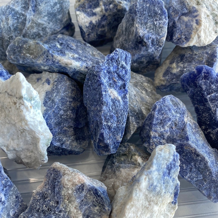 Sodalite Rough Cut