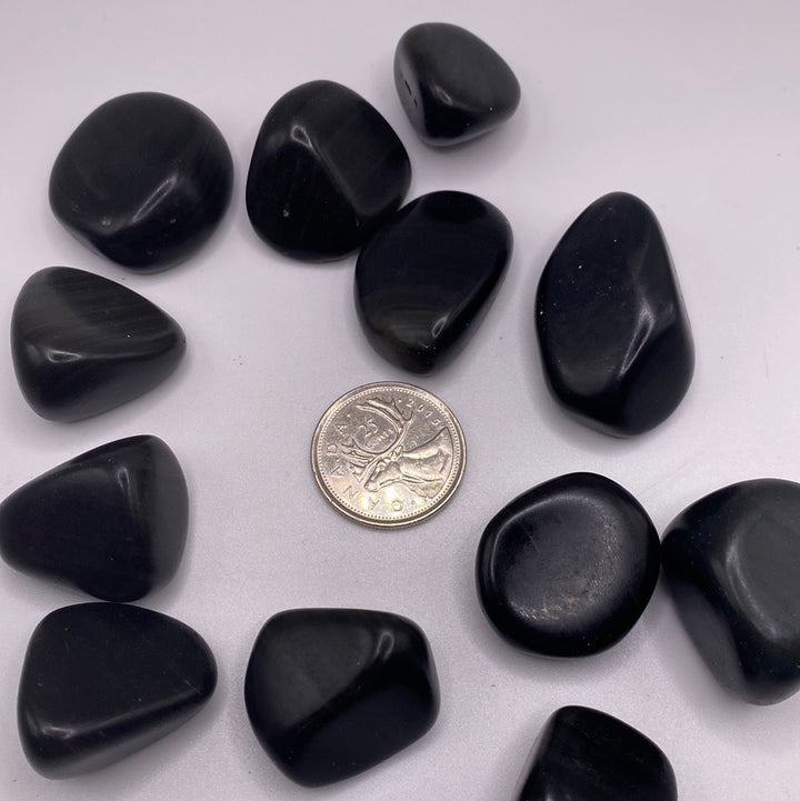 Tumbled Rainbow Obsidian