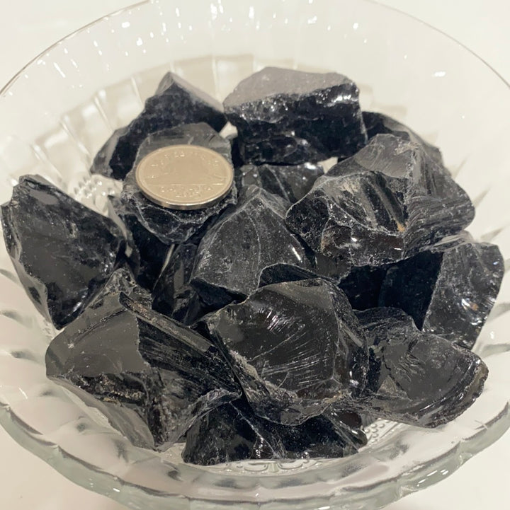 Black Obsidian Rough Cut (S)